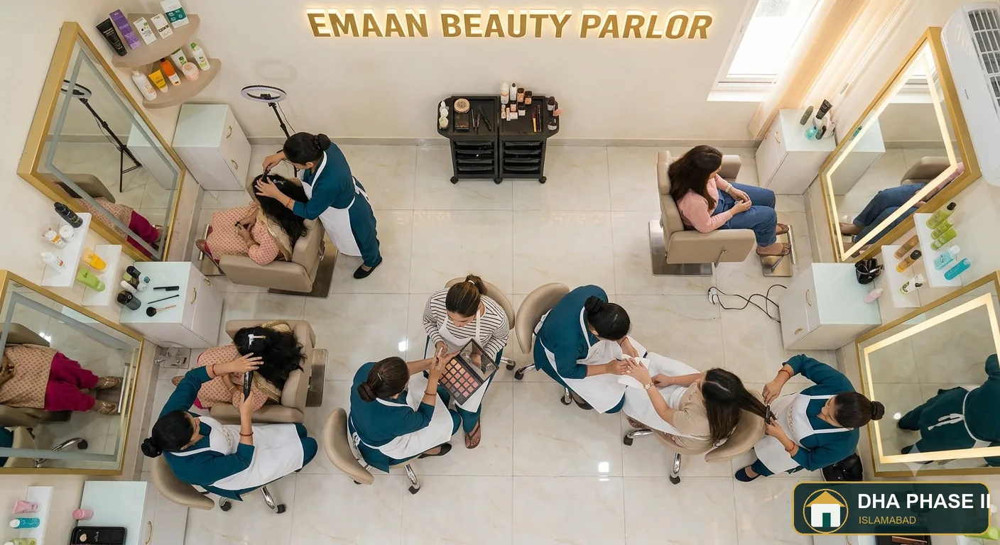 Eman beauty parlor in DHA Phase 2 Islamabad