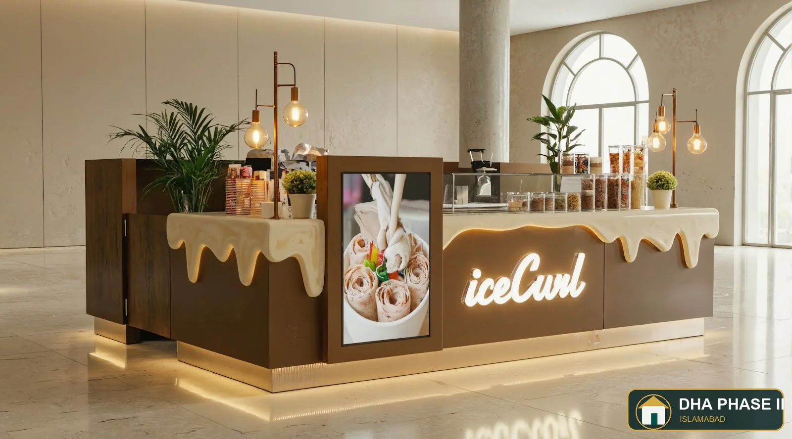 iceCurl - Giga Mall - Best ice cream in islamabad in DHA Phase 2 Islamabad