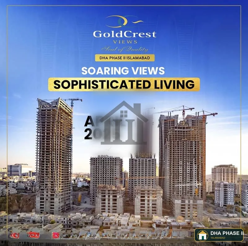 Most Luxury Goldcrest Corner Three Bedrooms Apartment Margalla View Rooftop Swimming Pool Near Giga Mall Dha Phase 2 Islamabad