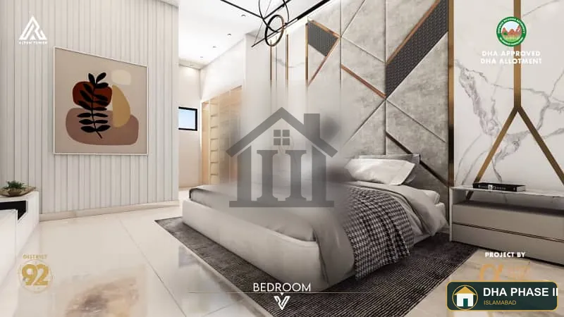 Elegant 1-Bed Apartment For Sale In DHA Phase 2