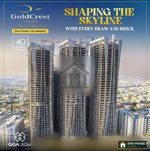Most Luxuries & Specious Margalla View Two Bed Apartment In Goldcrest Views-1 Tower-A Margala View (Corner Flat) Roof Top Swimming Pool Available For Sale Near GIGA Mall DHA Phase-II Islamabad