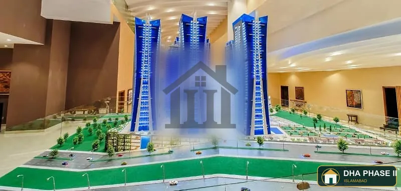 Two Bedroom Luxury Flat For Sale In Goldcrest Views 1 Tower A Near Giga Mall, World Trade Centre DHA-2 Islamabad