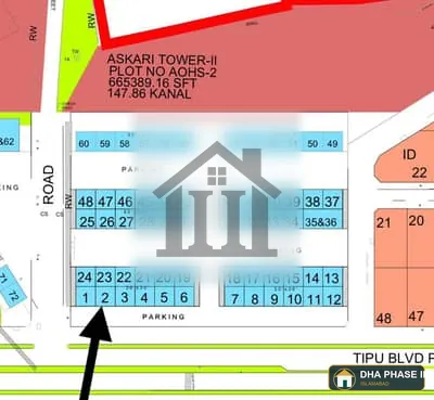 Dha Phase 2 Sector D Boulevard Facing 4 Marla Commercial Plot Tipu Boulevard image 1