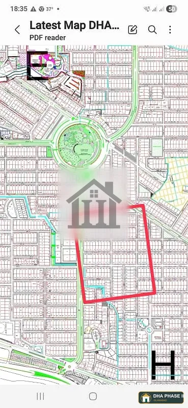 1 kanal CORNER plot in Block H for sale image 1