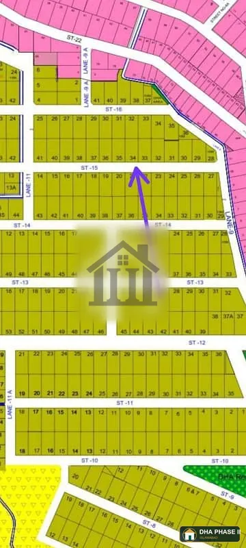 1 Kanal Leveld Solid Plot For Sale In DHA Phase 2 Islamabad image 1