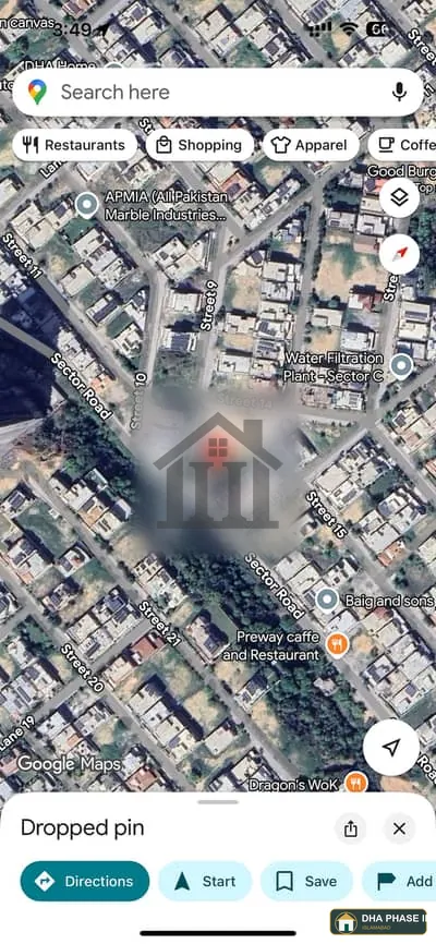 Dha Phase -2 Two Kanal Plot For Sale In One Kanal Plot Price On Main Service Road image 1