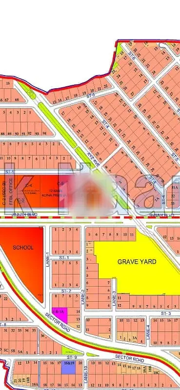 Street Zyx Avenue Size 1 Kanal House for Sale in DHA Phase 2 Islamabad